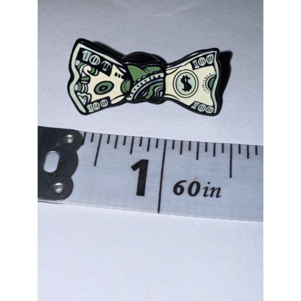 100 Bill Bow Tie Money Pin Brooch